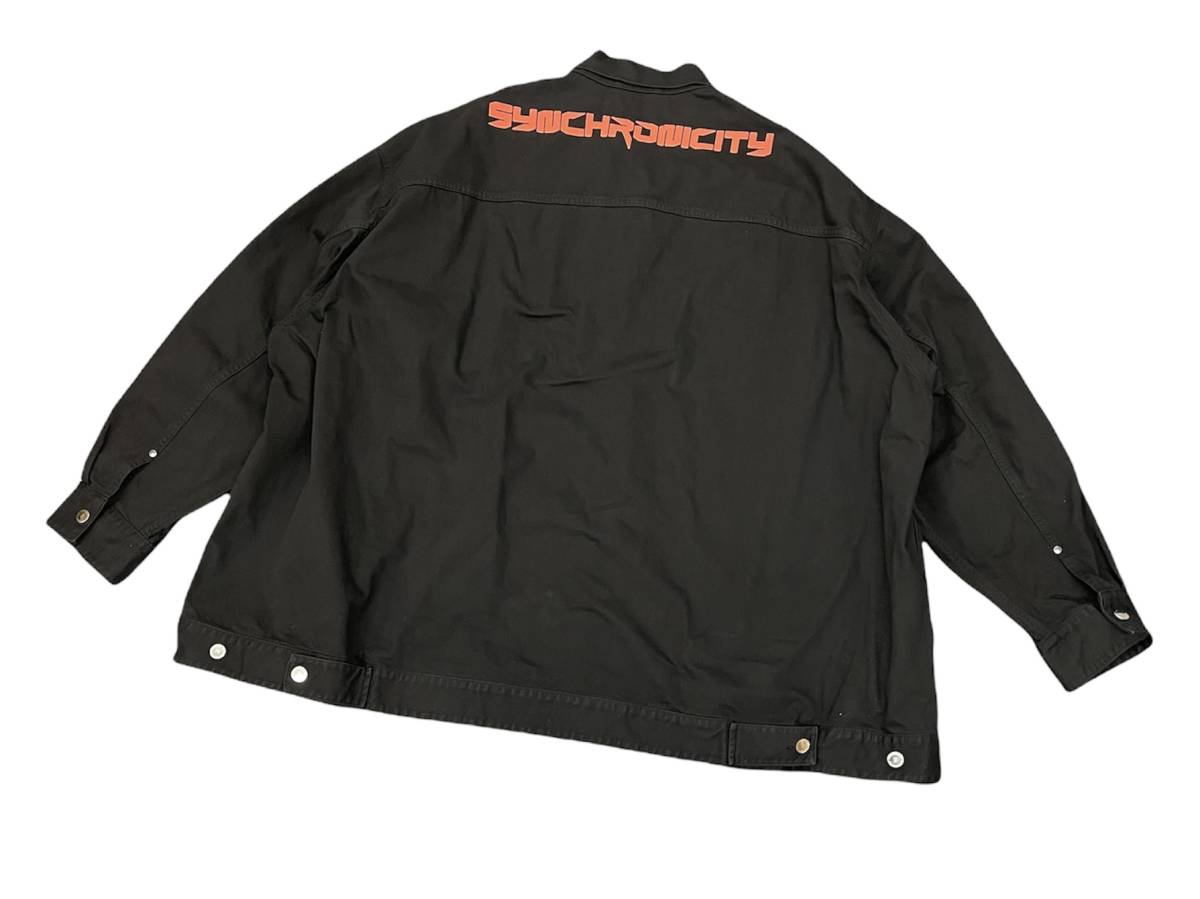 新品 □ RAF SIMONS 21AW オーバーサイズ ブラックデニム ジャケット 