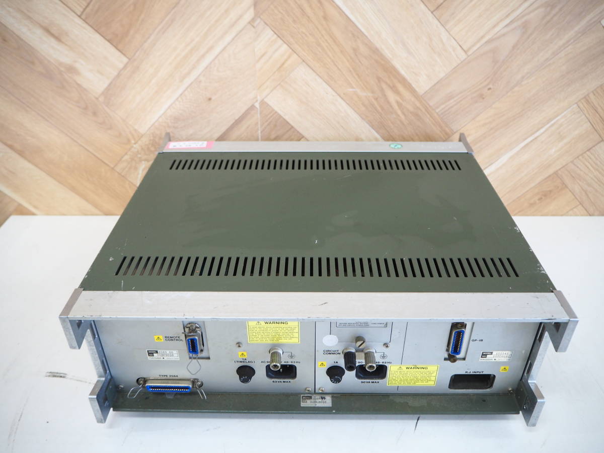 ☆【K0222-6】YOKOGAWA 横河 2553 2563 標準交流電圧電流発生器