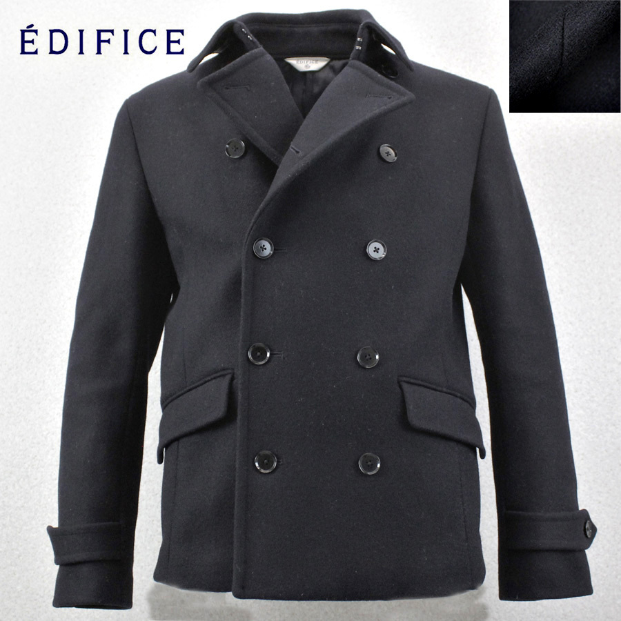 相場価格 40 000 Edifice エディフィス 肉厚 メルトンウール Pコート ピーコート ネイビー 紺 40 Jp L メンズ 紳士 コート 売買されたオークション情報 Yahooの商品情報をアーカイブ公開 オークファン Aucfan Com