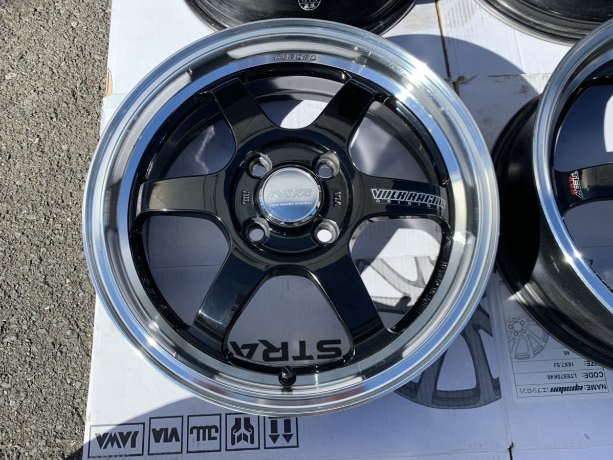 RAYS(レイズ) ボルクレーシング TE37 KCR 15×5.0J 4H 100 イン RAYS(レイズ) ボルクレーシング TE37 KCR 15×5.0J 4H 100 イン
