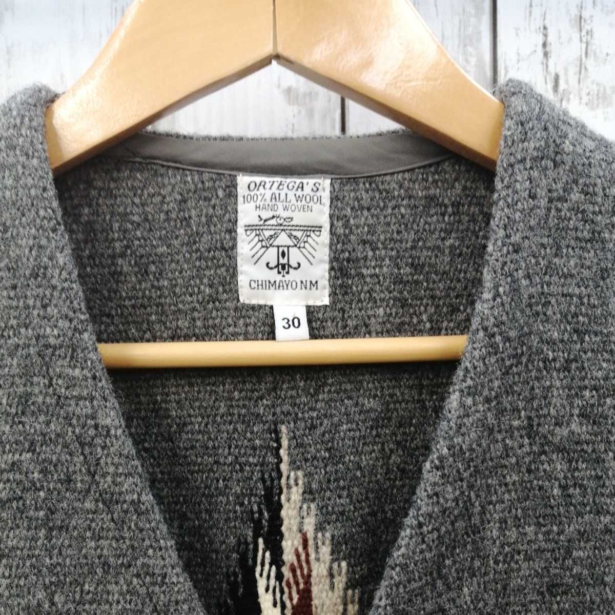 ORTEGA オルテガ CHIMAYO チマヨベスト ニットベスト ジレ VEST