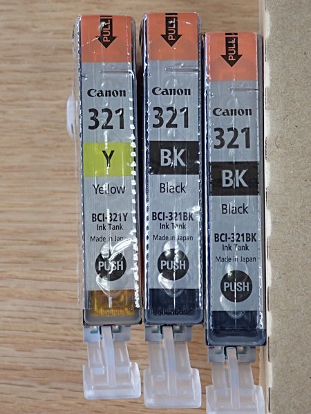 Canon 純正インク BCI-321＜BK/C/M/Y＞BCI-320＜PGBK＞期限切れ 8本