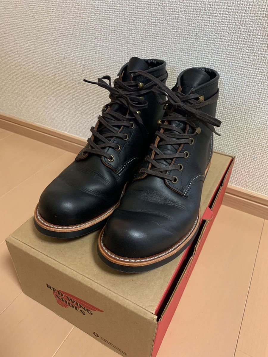 美品】レッドウィング 3345 8D ブラックスミス ブラックプレーリー 茶