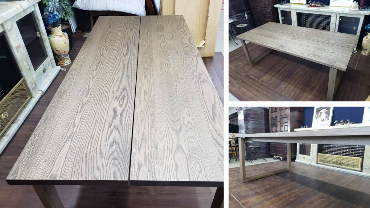 b81 IKEA 幅220㎝ ダイニングテーブル(ダイニングテーブル)｜売買され 