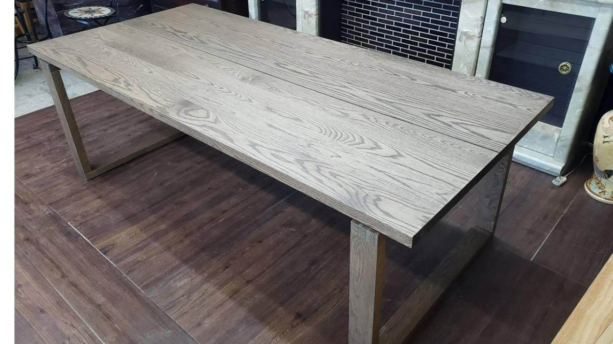 b81 IKEA 幅220㎝ ダイニングテーブル(ダイニングテーブル)｜売買され 
