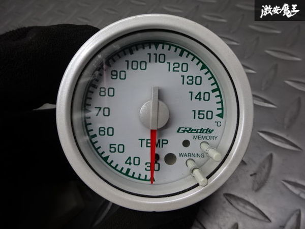 保証付 TRUST トラスト GReddy グレッディ メーター 追加メーター 水温計 60Φ データリンクユニット付き 電子式 在庫有り 即納 棚4-1-A