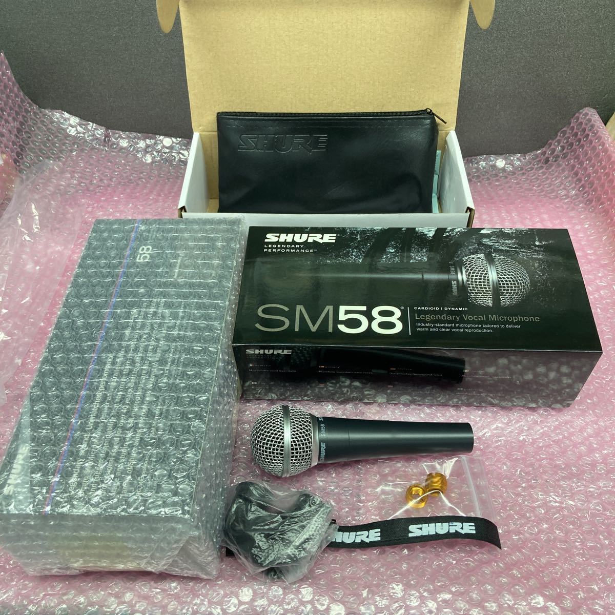 SHURE SM58-S ダイナミックマイク　２本セット　　新品　未使用_1