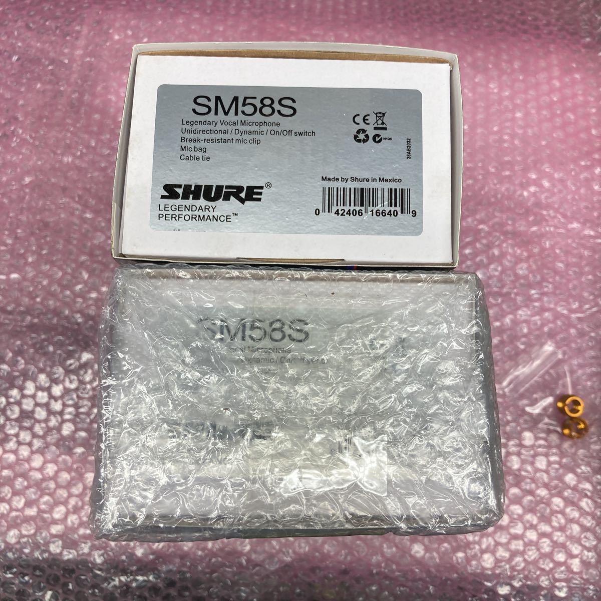 SHURE SM58-S ダイナミックマイク　２本セット　　新品　未使用_3