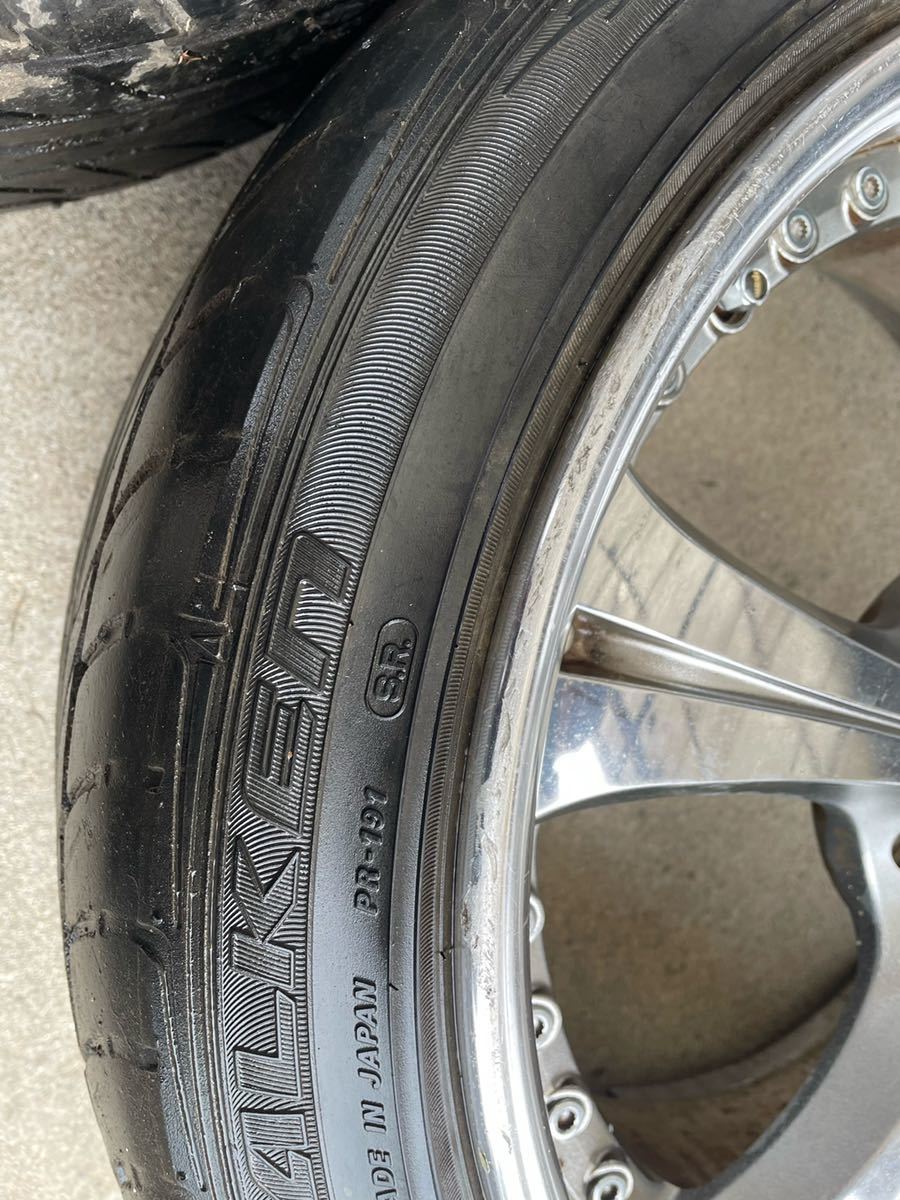 希少 SSR ヴィエナ ビエナクラージュ 18インチ8.5+43 114.3-5H 2本 