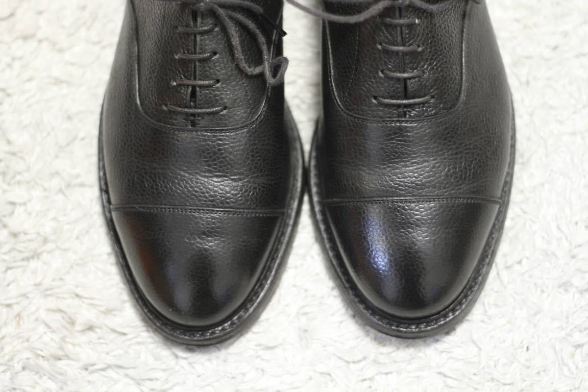 美品】CROCKETT & JONES グレインレザー キャップトゥ EXETER 6E(最 