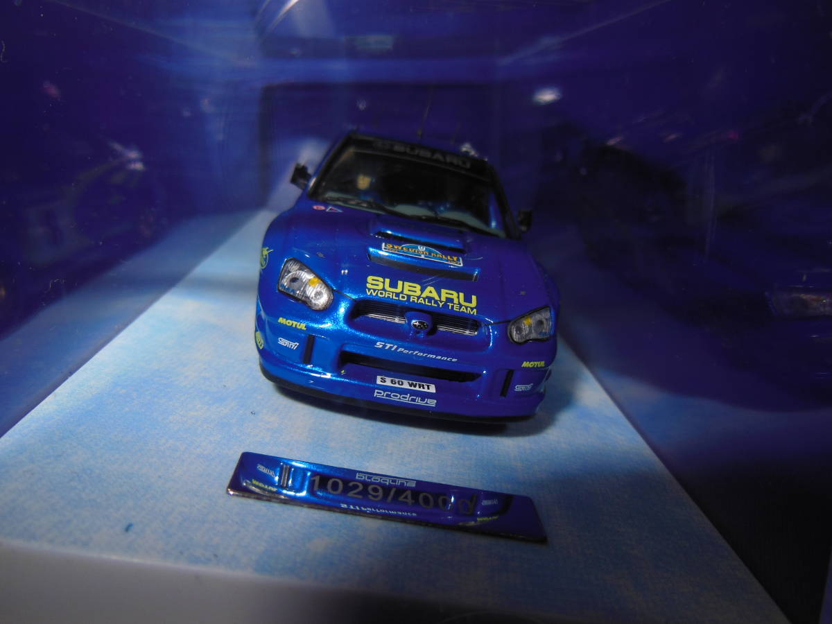 1/43 prodrive スバル公式 インプレッサ WRC 2003年 スウェーデン トミ