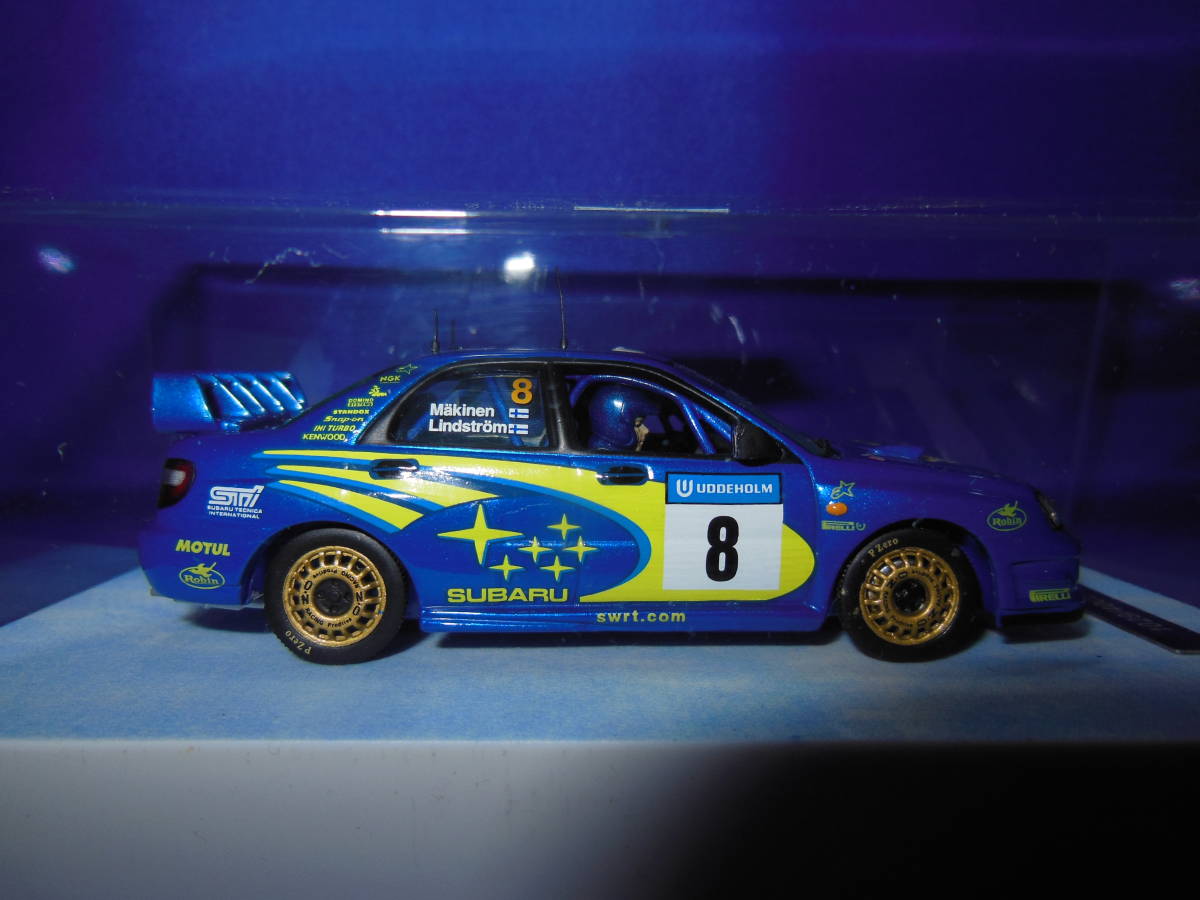 1/43 prodrive スバル公式 インプレッサ WRC 2003年 スウェーデン トミ