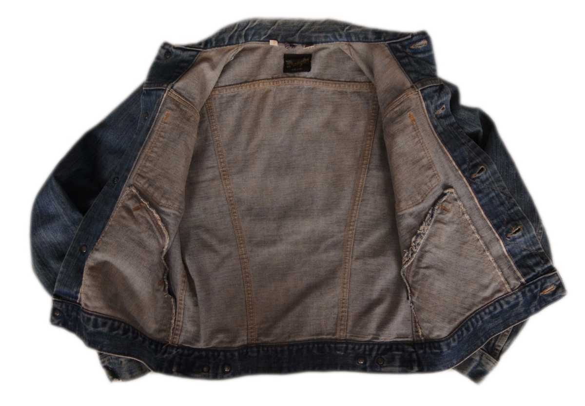 70s ビンテージ wrangler 黒タグ 縄文字 ラングラーUSAアメリカ製 