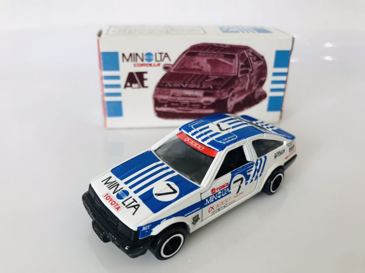 即決 トミカ MINOLTA カローラ AE86 アイアイアド特注 日本製(乗用車 