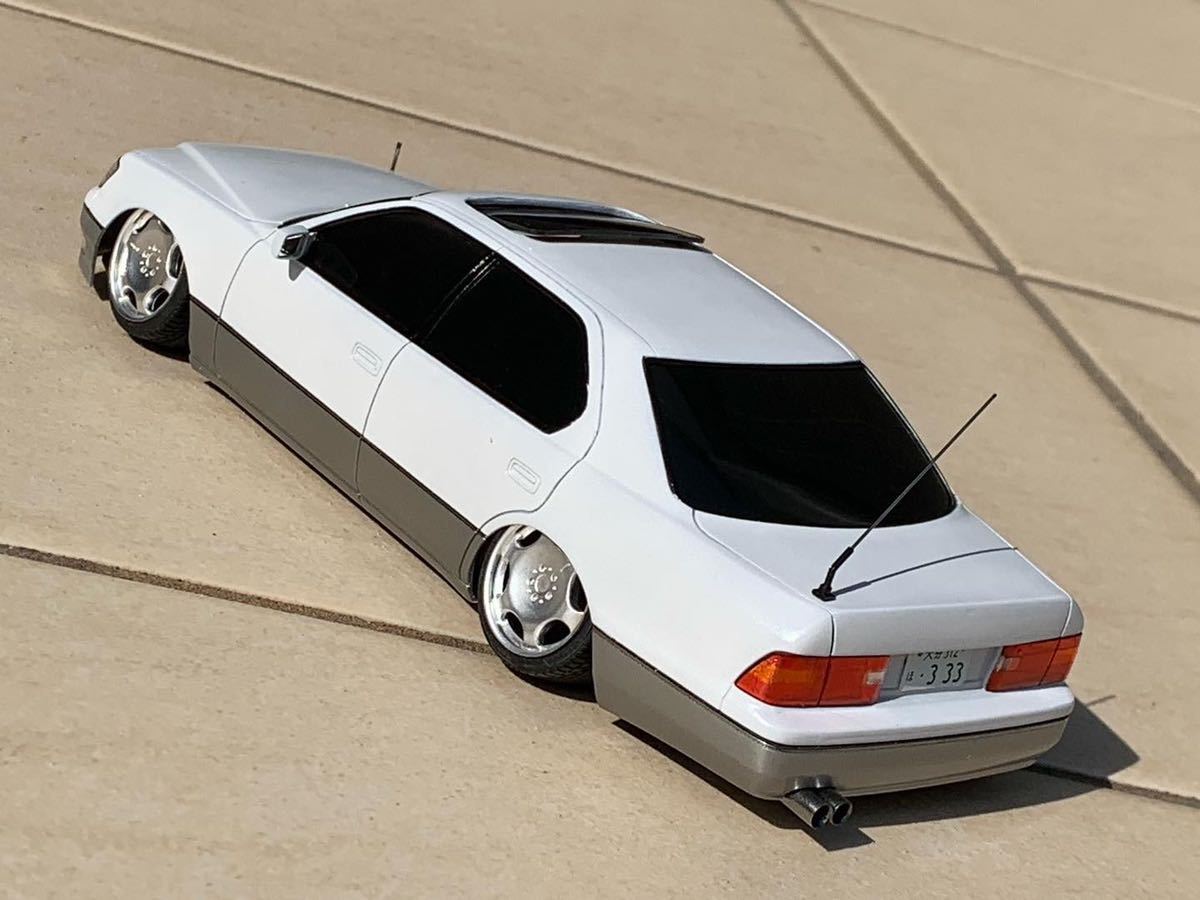 1/24 LEXUS レクサス LS400 カールソン 純ベタ 完成品 検 セルシオ 20