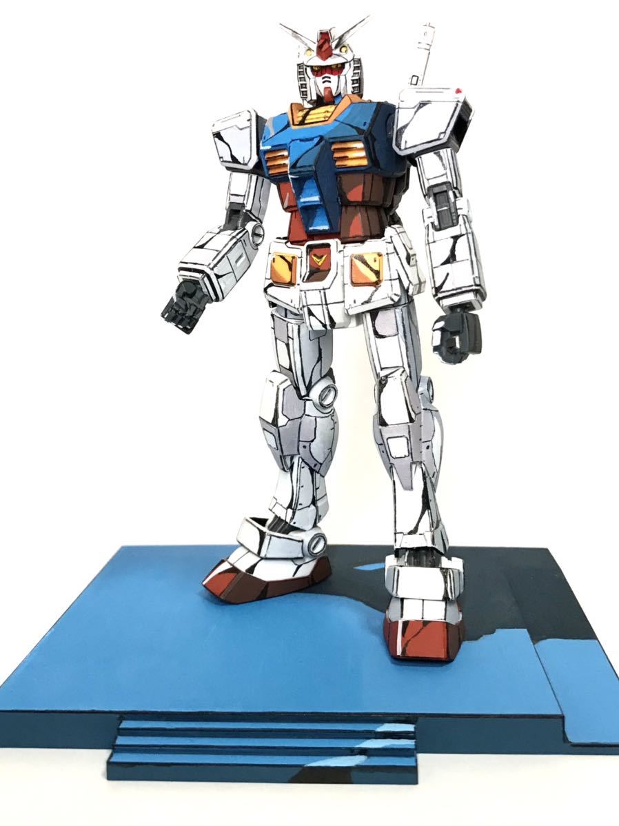 イラスト風 塗装 30th ガンダム78 2 お台場 1 144 完成品 Mg Rg Hg Pg 完成品 売買されたオークション情報 Yahooの商品情報をアーカイブ公開 オークファン Aucfan Com