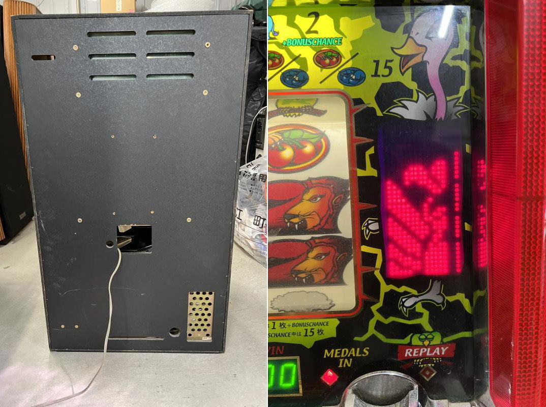 b88☆1円スタート☆初代獣王 4号機 パチスロ スロット 実機 鍵 コイン 