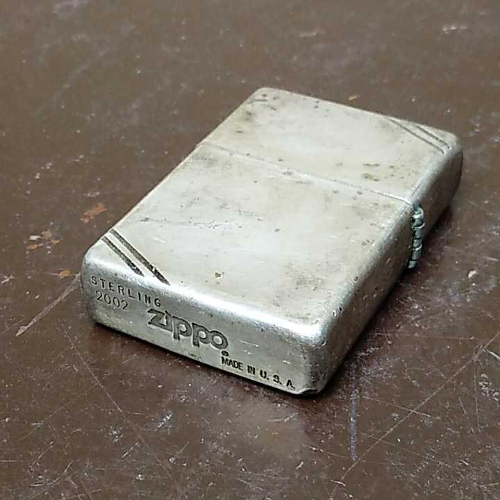 ZIPPO ジッポ STERLING 2002 スターリング シルバー ジッポー ライター 