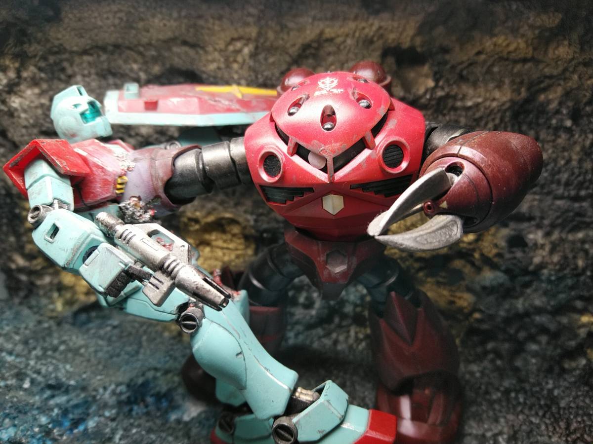 ジャブロー戦のジオラマ・・・ガンプラ1/144 検）機動戦士ガンダム