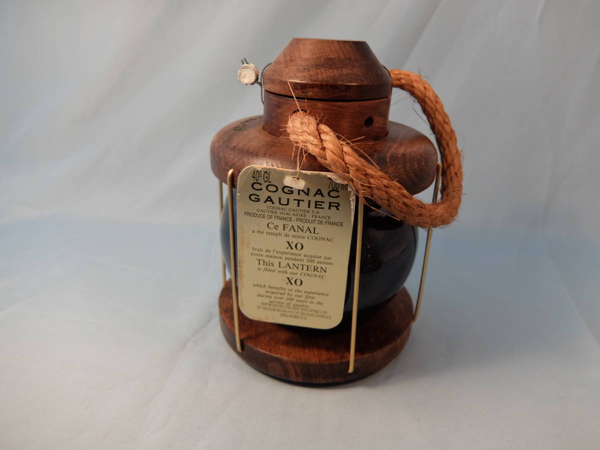 未開栓 古酒 GAUTIER XO LANTERN COGNAC ゴーティエ エックスオー