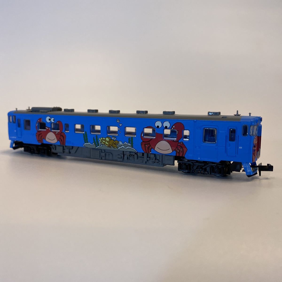 マイクロエース キハ40-741 カニ M車 品番A5933 キハ40系700番台 キタキツネ・イカ・カニ塗装 セット バラシ品