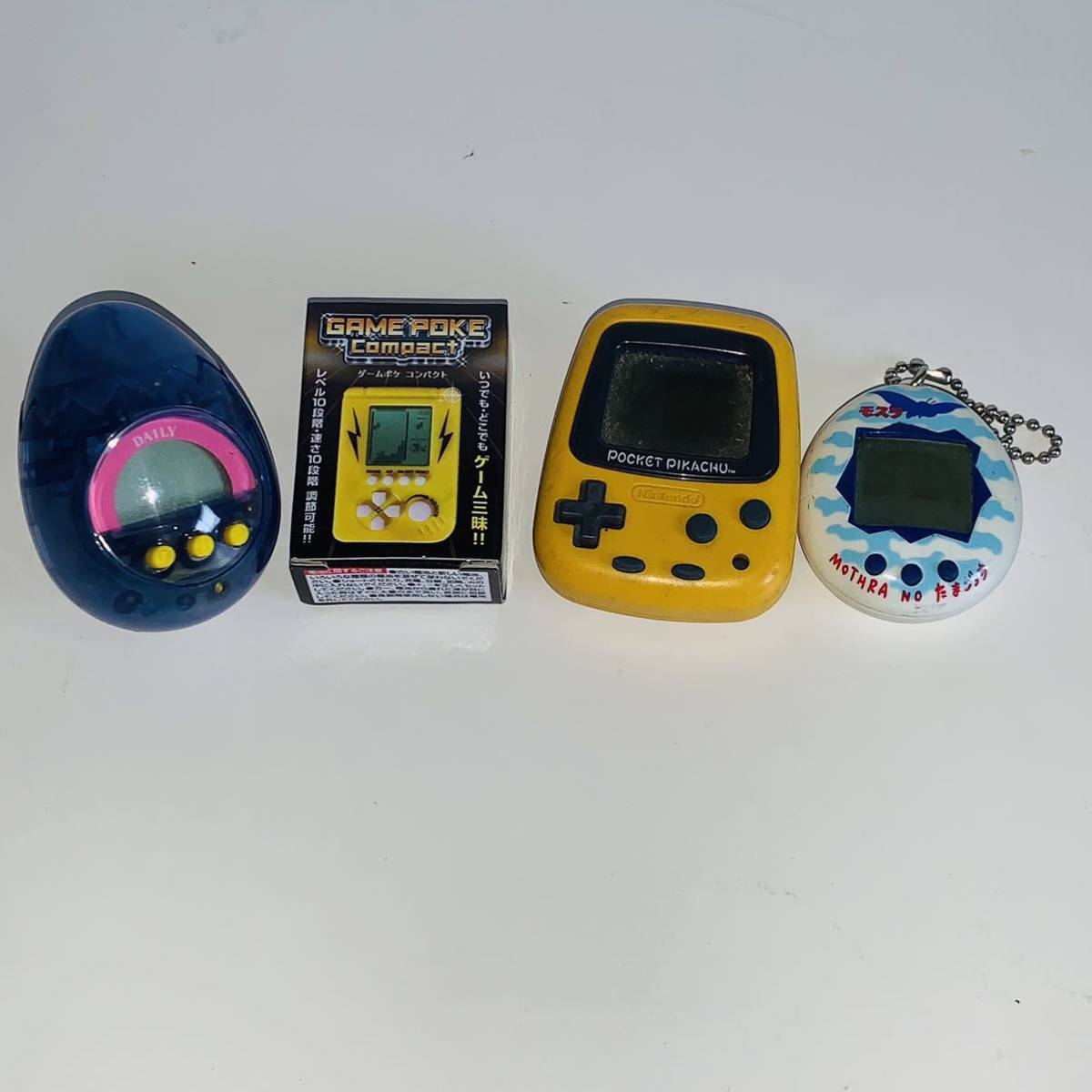 Y123 たまごっち ポケットピカチュウ ゲームポケコンパクト 携帯ゲーム 小型ゲーム 当時物 保管品 1円スタート バーチャルペット その他 売買されたオークション情報 Yahooの商品情報をアーカイブ公開 オークファン Aucfan Com