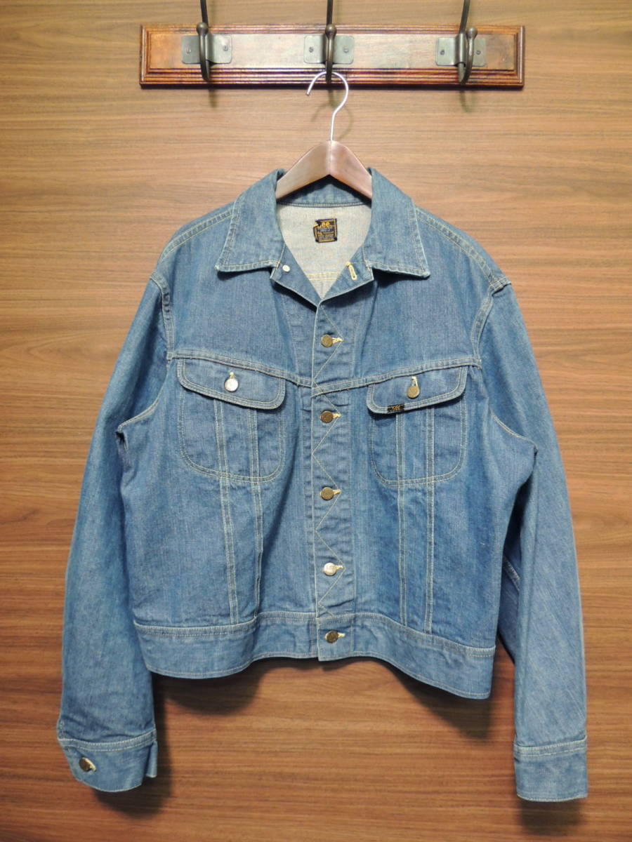 ◇ 70S VINTAGEリー LEE 101-J デニム ジャケット 46サイズ UNION MADE 