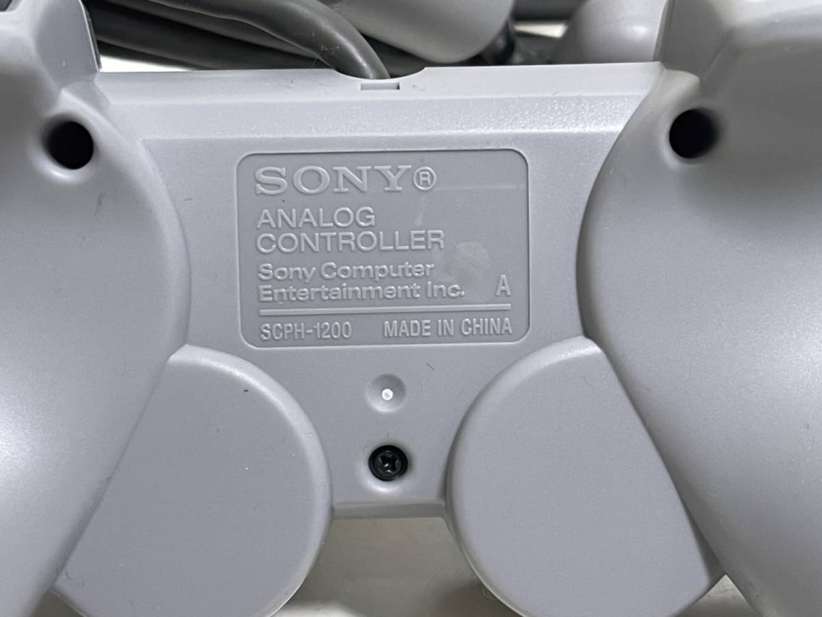 未使用品？】【SONY PS 初代プレイステーション 純正 アナログ 