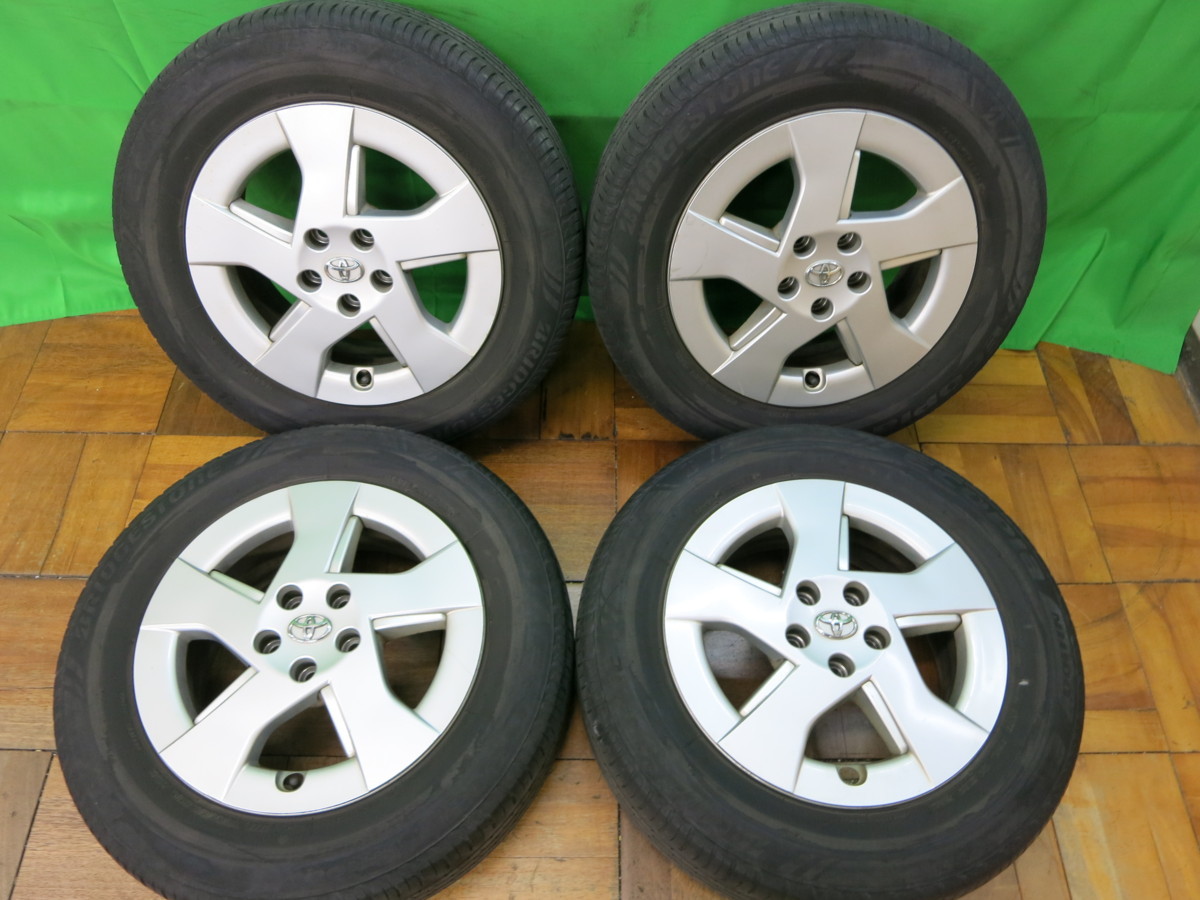 プリウス 0 トヨタ 純正 195⁄65R15 4本 15×6J5HPCD100+45 30系