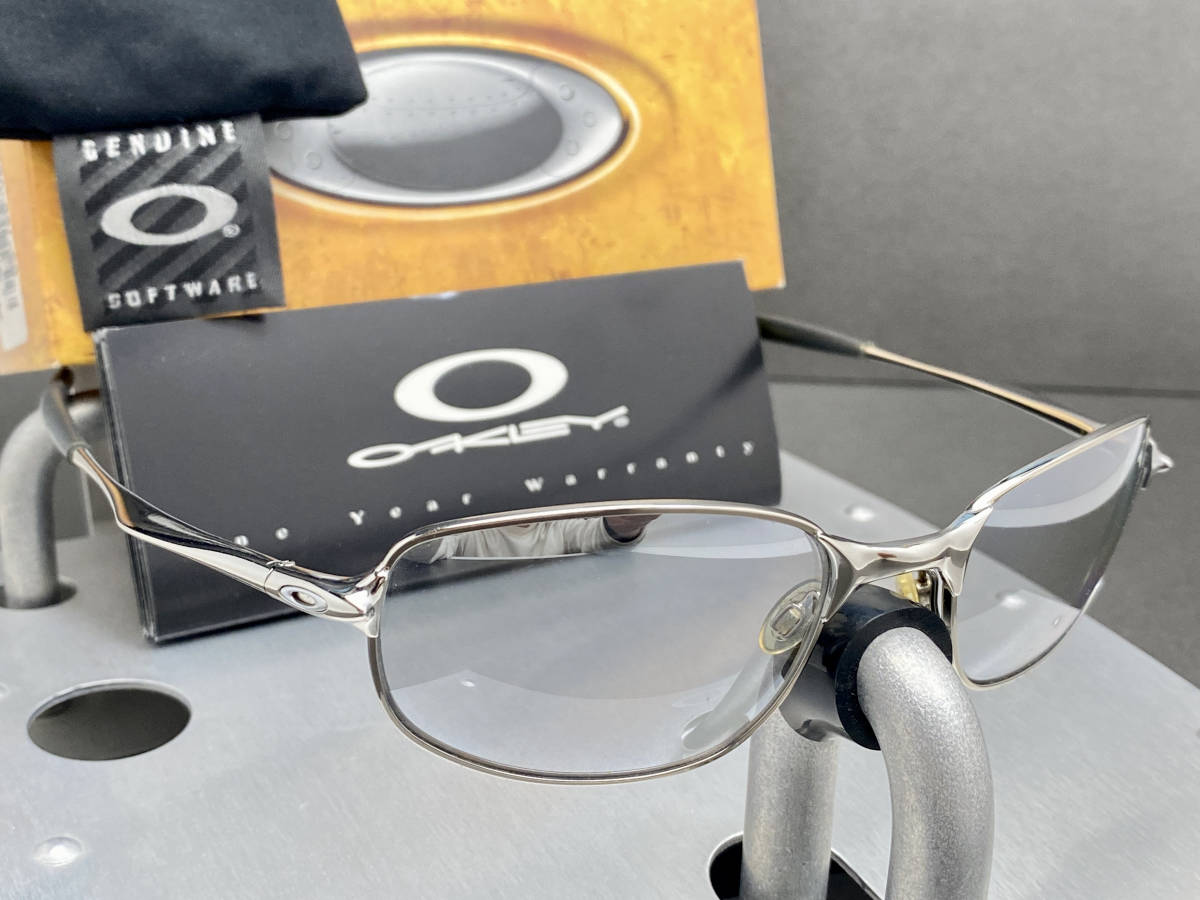 ビッグスクエアワイヤー☆チタニウムクリア【OAKLEY】BIG SQUARE WIRE