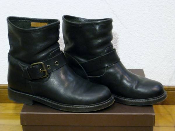 BUTTERO エンジニアブーツ黒38数回使用美品 BUTTERO エンジニアブーツ黒38数回使用美品