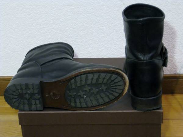 BUTTERO エンジニアブーツ黒38数回使用美品 BUTTERO エンジニアブーツ黒38数回使用美品
