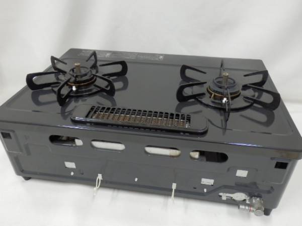 106A745☆パロマ ガステーブル KJ-333SB-R 都市ガス 中古