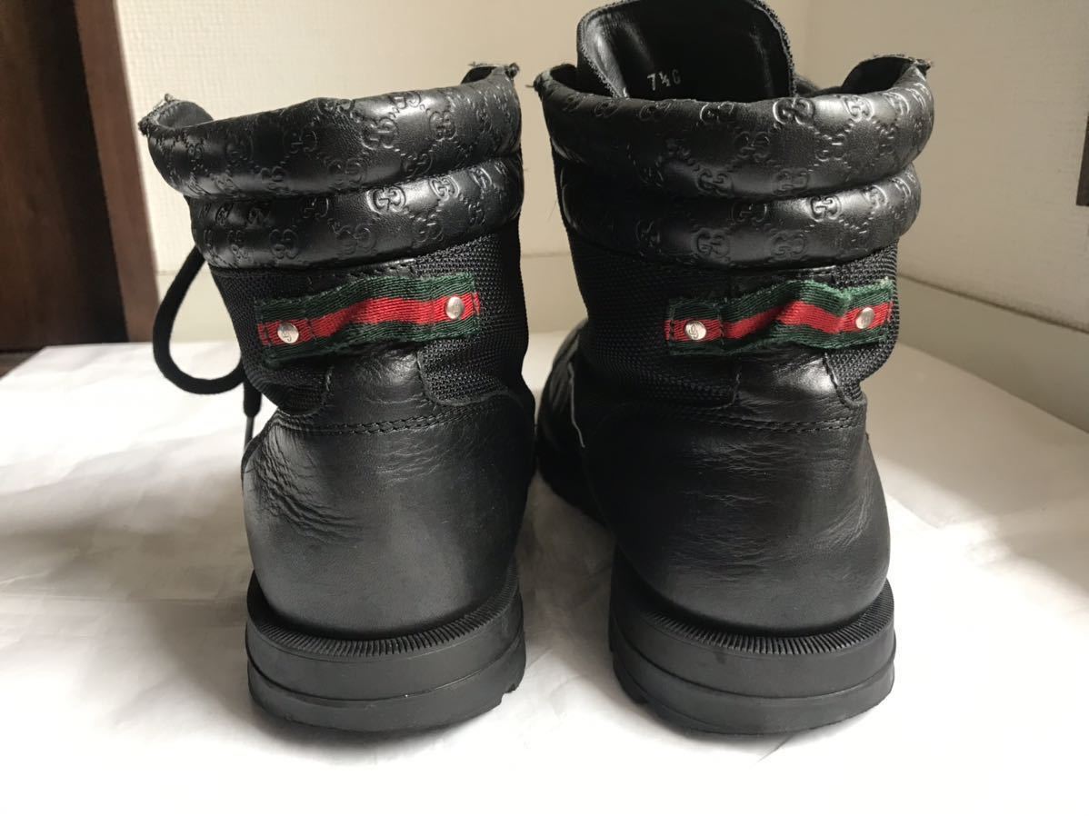 箱付き GUCCI シェリーライン マウンテンブーツ トレッキング 