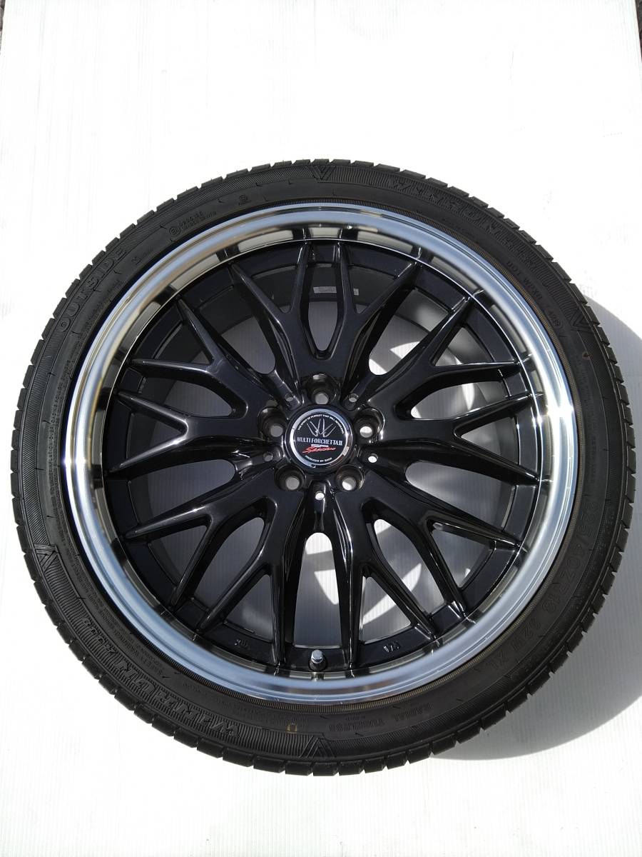 美品！pcd100 5H！ロクサーニ マルチフォルケッタⅡ！225/40R18！30 50 