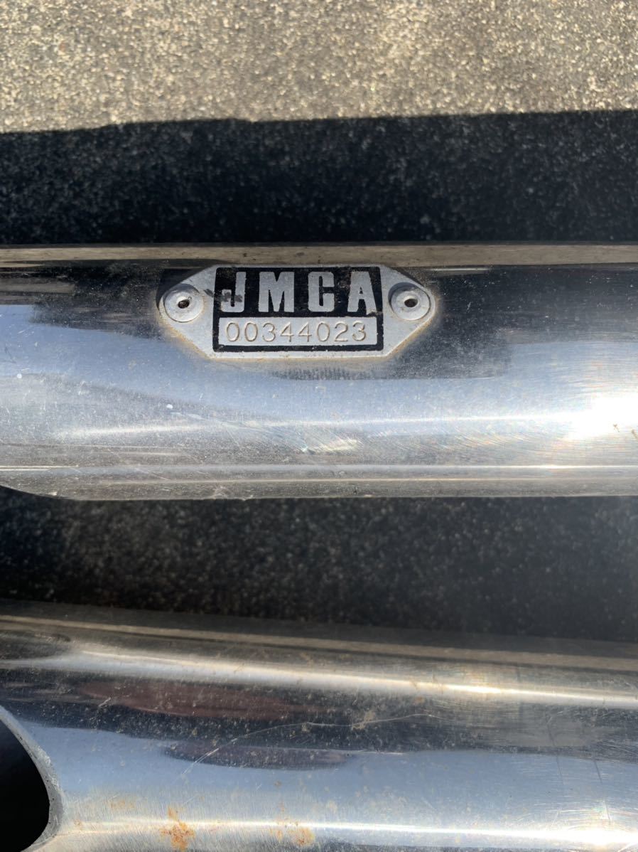 ビラーゴ250 アップスラッシュカット マフラー レア JMCA ストック品