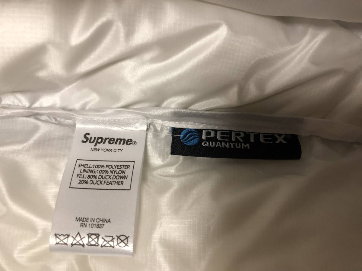 美品 20FW Supreme シュプリーム Hooded Down Jacket Receipts 美品 20FW Supreme シュプリーム Hooded Down Jacket Receipts