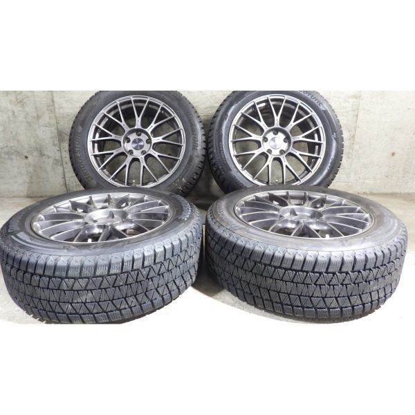 NX等に／2019年製9分山ブリヂストン BLIZZAK DM-V3 235/55R18 x ENKEI 