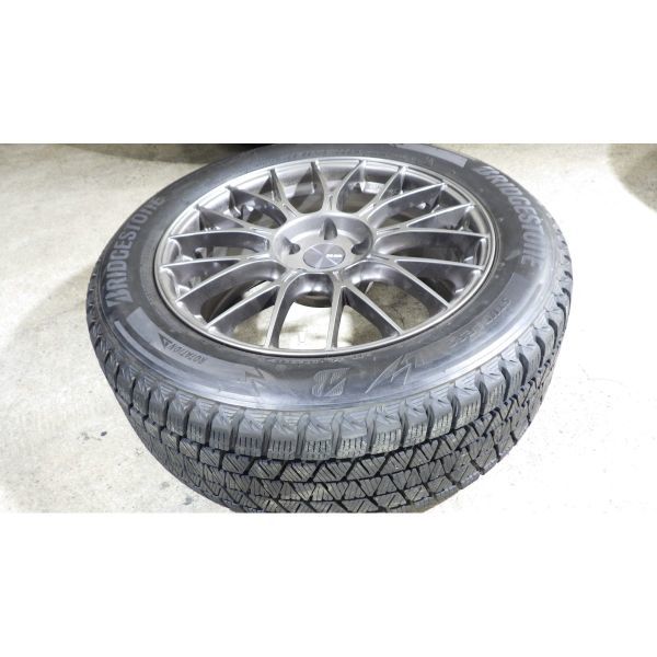 NX等に／2019年製9分山ブリヂストン BLIZZAK DM-V3 235/55R18 x ENKEI