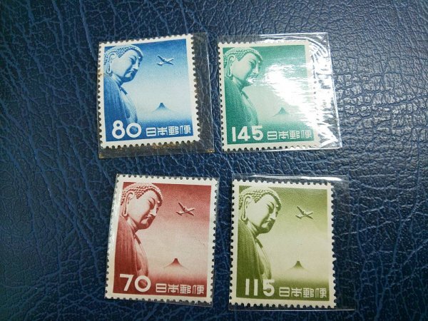 航空切手 大仏航空 五重塔コイル切手 海外輸入