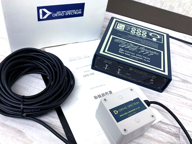 □インフラノイズ ORTHO SPECTRUM GPS-777 GPSクロックジェネレーター 