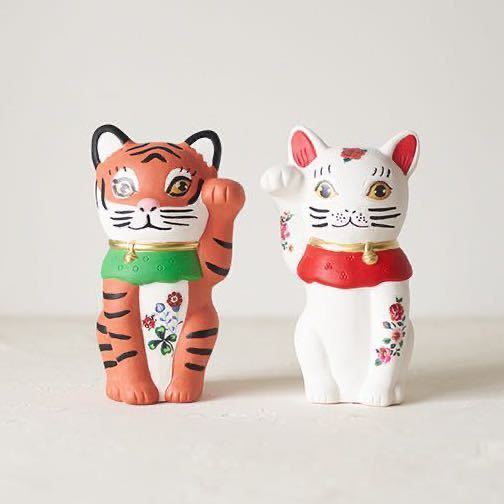 定番，最新作 Afternoon Tea アフタヌーンティー ナタリー レテ 招き猫&干支招きトラ ネコ 寅 置物(和風)｜売買されたオークション情報、yahooの商品情報をアーカイブ公開 - オークファン 和風