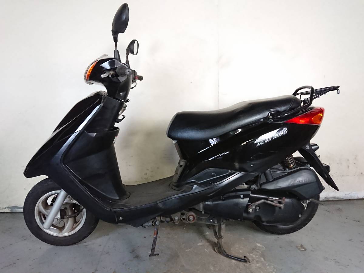 【全国無料，セール】 【YAMAHA AXIS TREET アクシス トリート SE53J】始動確認済み 書類付 原付二種 黒 125cc インジェクション スクーター【埼玉・熊谷】H507