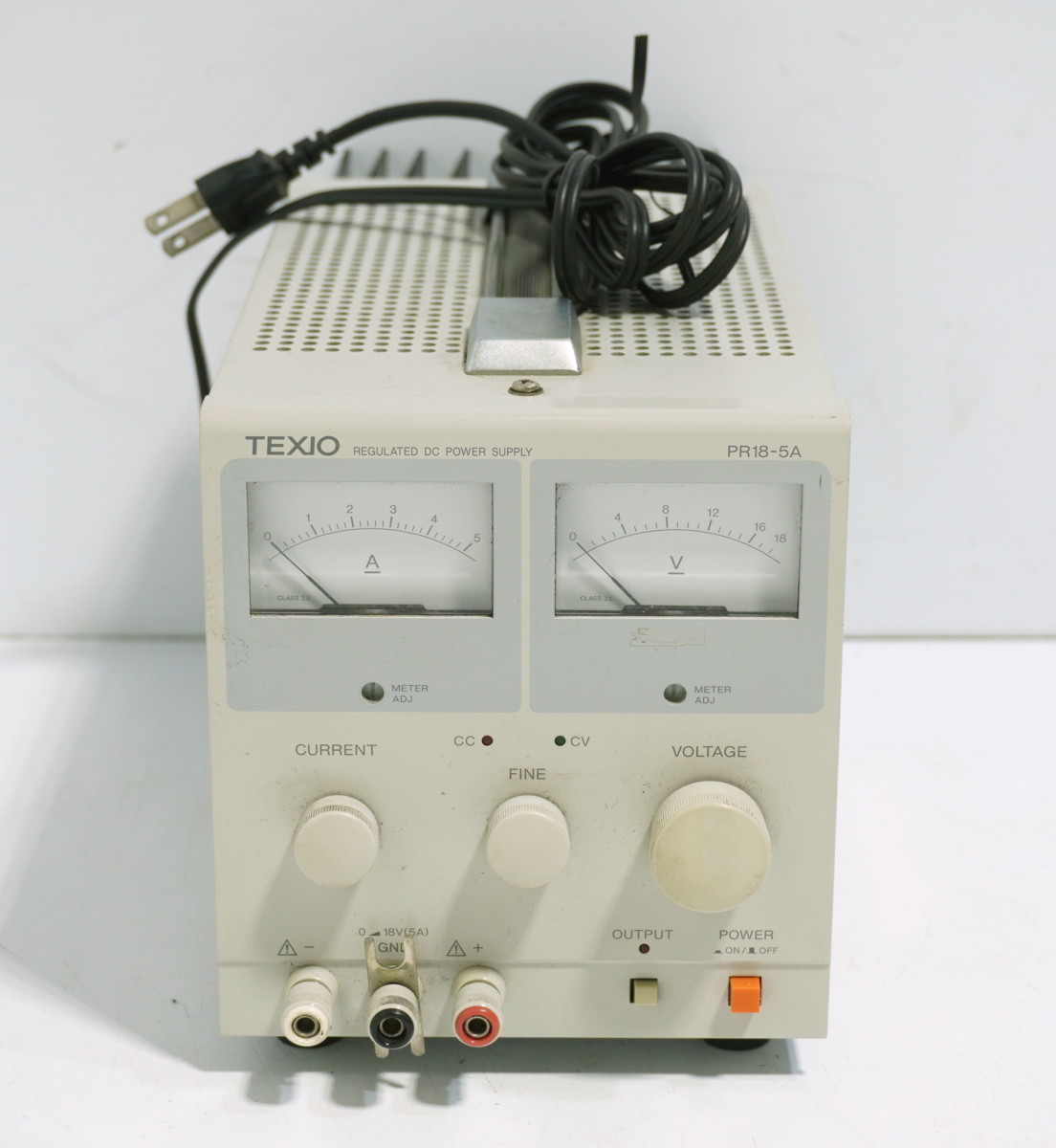 80☆TEXIO PR18-5A 直流安定化電源☆3L-016 直流安定化電源 -