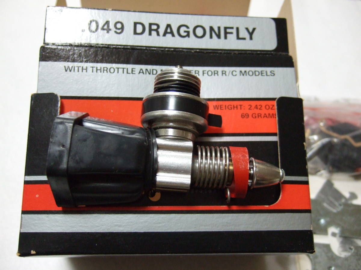 100%新品，限定SALE COX .049 Dragonfly マフラーサイレンサー及びR/C排気スロットル装備(完成品（エンジン）)｜売買されたオークション情報、yahooの商品情報をアーカイブ公開 - オークファン 完成品（エンジン）