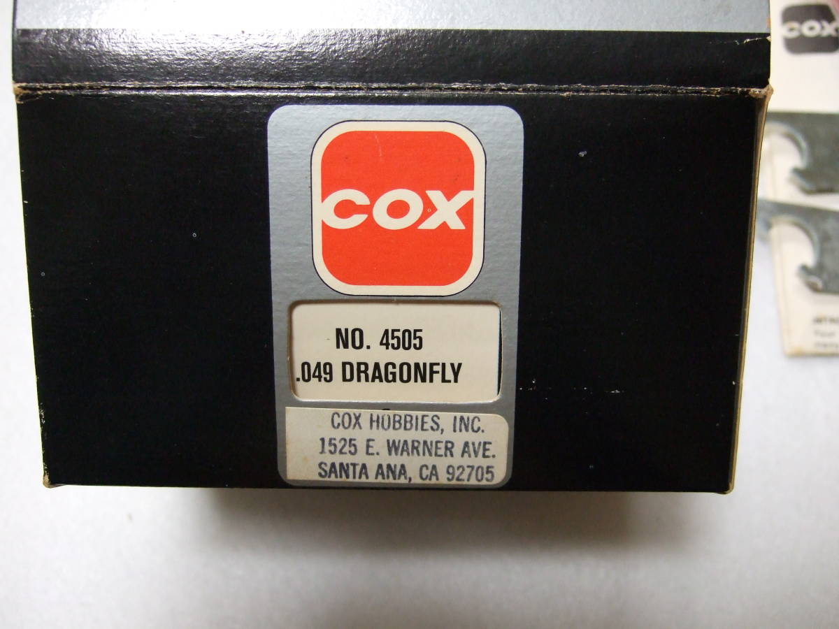 COX .049 Dragonfly マフラーサイレンサー及びR/C排気スロットル装備 - COX Dragonfly サイレンサーマフラー FLHTCUTG 焼き入れ