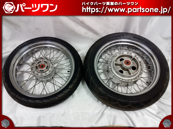 ○中古品○ゼファー750RS用 カワサキ純正 スポークホイール 前後セット