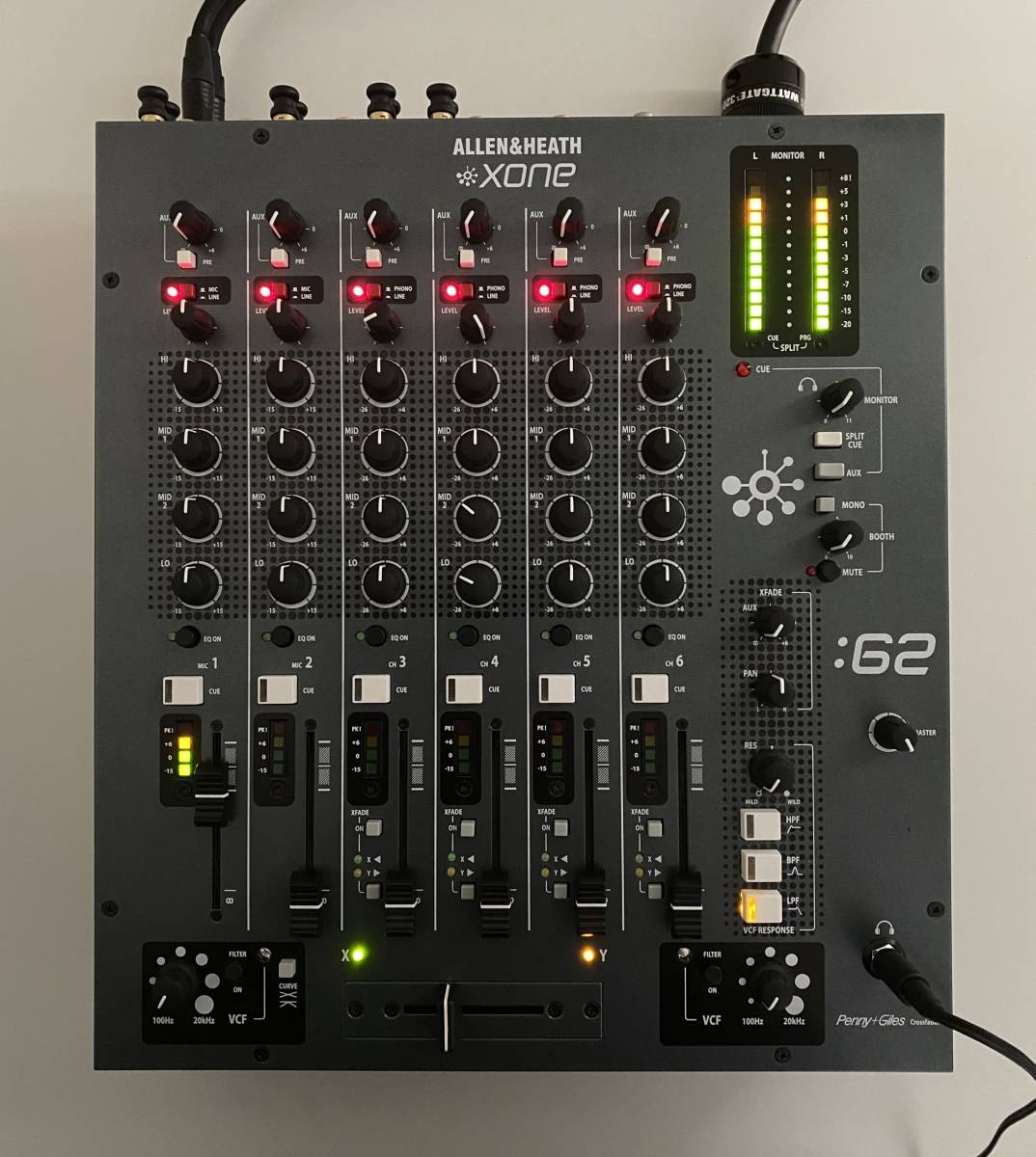 ALLEN&HEATH アレン&ヒース ミキサー XONE:62（動作良好 育め 