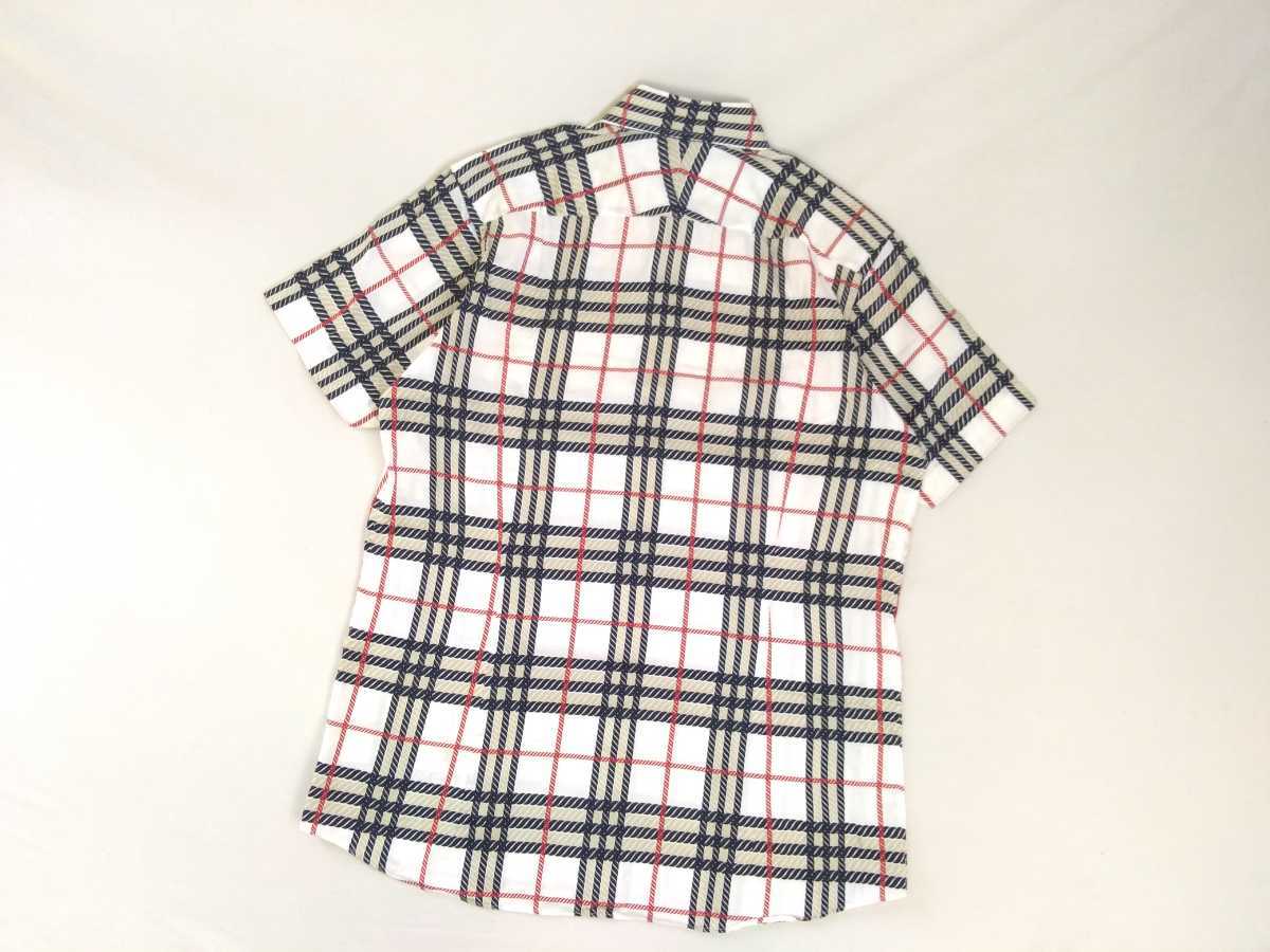 バーバリーロンドン半袖シャツ Burberry london バーバリー半袖シャツ バーバリーシャツ メンズ
