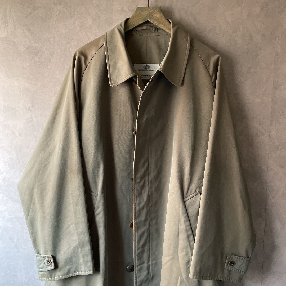 一枚袖】アクアスキュータム コート 英国製 ヴィンテージ ステンカラー